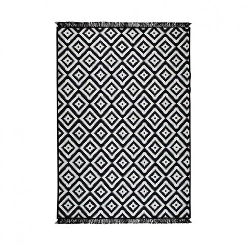 Čierno-biely obojstranný koberec Helen, 80 × 150 cm Bonami.sk