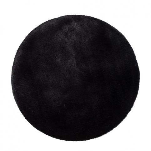 Čierny koberec Universal Fox Liso, Ø 120 cm Bonami.sk