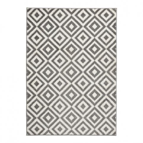 Sivo-biely koberec Think Rugs Matri×, 120 × 170 cm Bonami.sk
