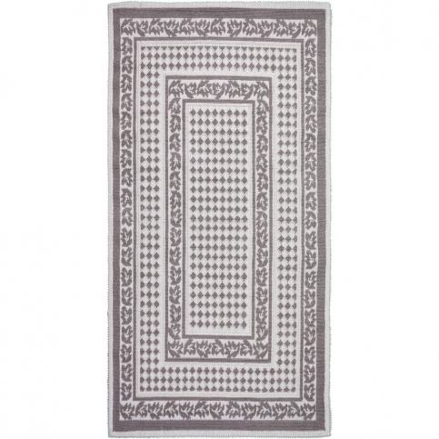 Sivobéžový bavlnený koberec Vitaus Olivia, 60 × 90 cm Bonami.sk