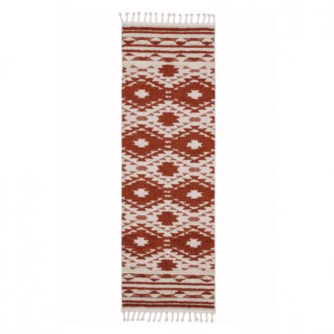 Oranžový koberec Asiatic Carpets Taza, 80 x 240 cm Bonami.sk