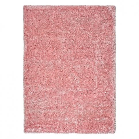 Ružový koberec vhodný aj do exteriéru Universal Aloe Liso, 60 × 120 cm Bonami.sk