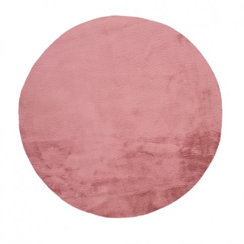 Ružový koberec Universal Fox Liso, Ø 120 cm Bonami.sk