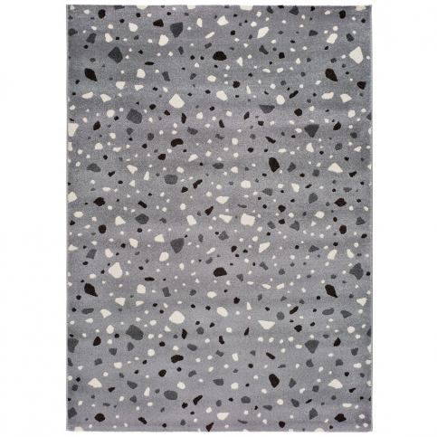 Sivý koberec Universal Adra Punto, 57 x 110 cm Bonami.sk