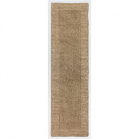 Hnedý vlnený behúň Flair Rugs Sienna, 60 × 230 cm Bonami.sk