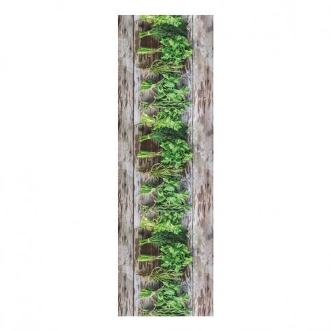 Hnedo-zelený behúň Floorita Aromatica, 58 × 115 cm Bonami.sk