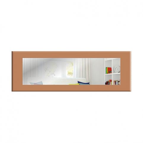Nástenné zrkadlo s oranžovohnedým rámom Oyo Concept Eve, 120 x 40 cm Bonami.sk