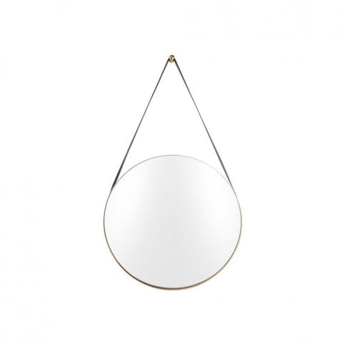 Nástenné zrkadlo s rámom v zlatej farbe PT LIVING Balanced, ø 47 cm Bonami.sk