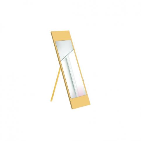Stojacie zrkadlo s žltým rámom Oyo Concept, 35 x 140 cm Bonami.sk