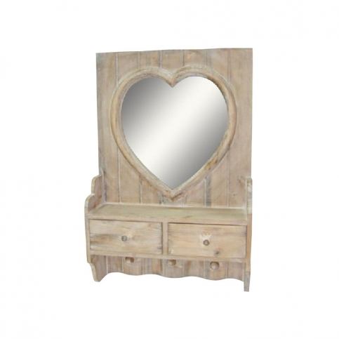 Zrkadlo so zásuvkami Antic Line Heart Bonami.sk