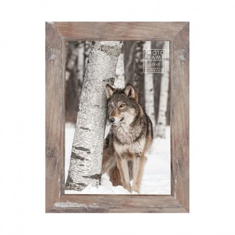 Hnedý rámik na fotografiu Styler Bergen Shabby, 36 x 46 cm Bonami.sk