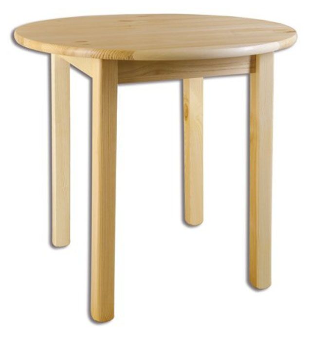ST105 Jedálenský stôl okrúhly, priemer plochy 60 cm - Byvajsnami.sk