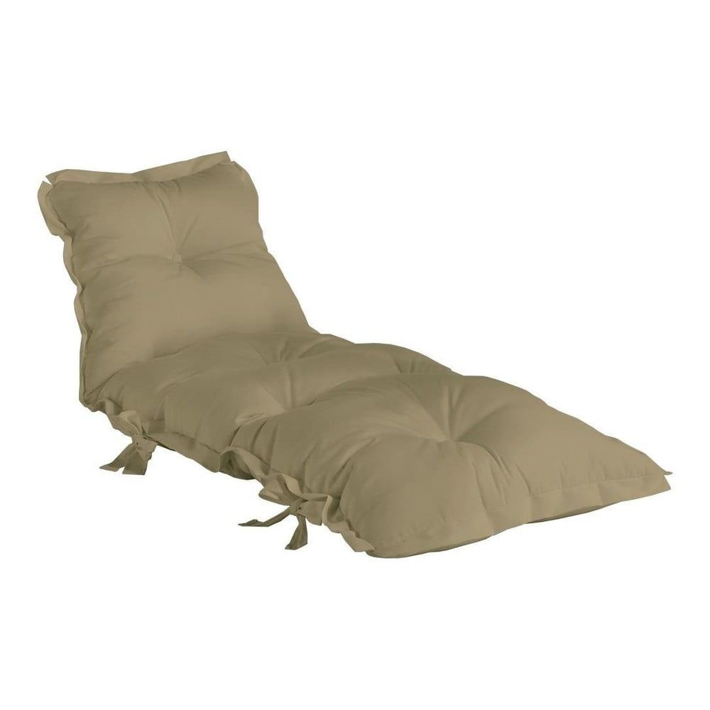 Béžový variabilný futón vhodný do exteriéru Karup Design OUT™ Sit&Sleep Beige - Bonami.sk