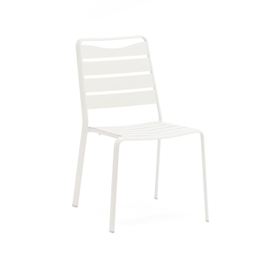 Súprava 4 bielych záhradných stoličiek z hliníka Ezeis Spring - Bonami.sk