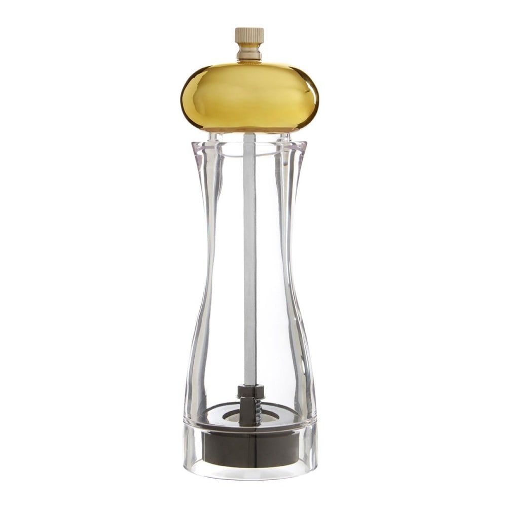 Malý mlynček na soľ či koreniny s detailom zlatej farby Premier Housewares Mill - Bonami.sk