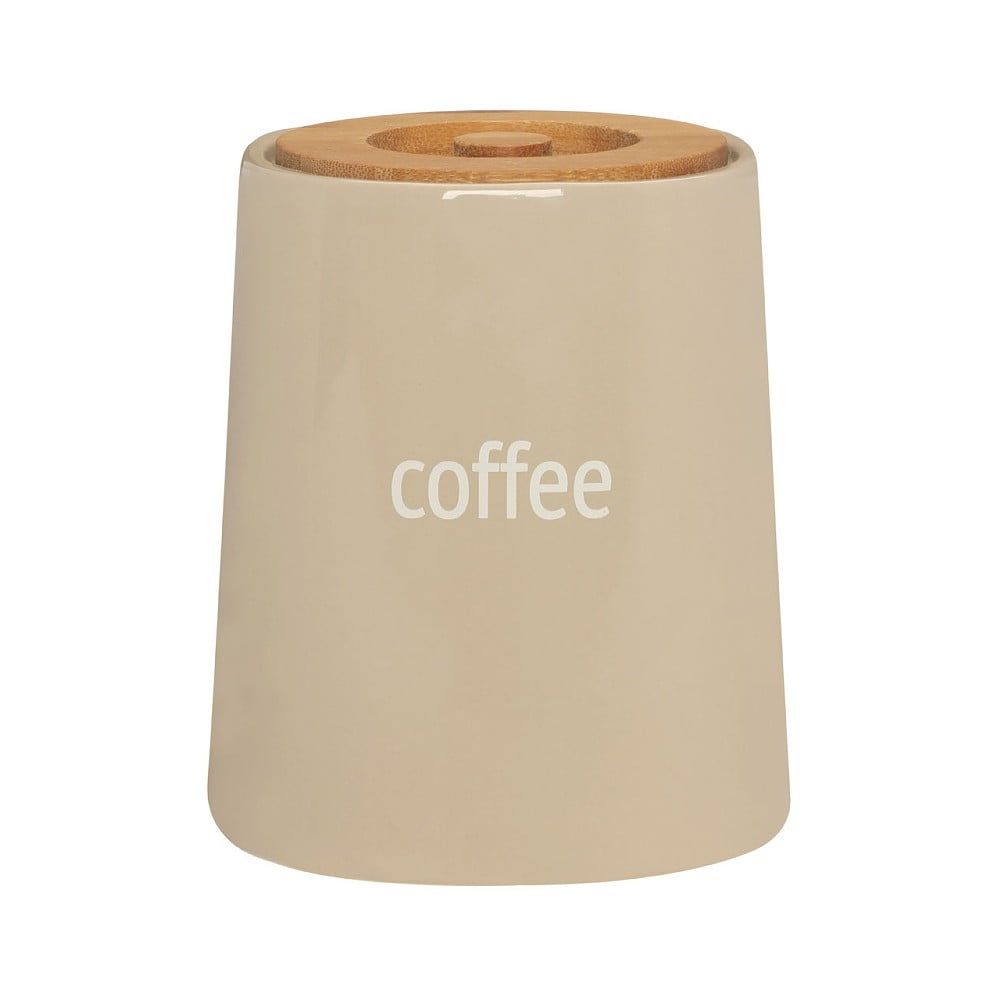 Krémová dóza na kávu s bambusovým vrchnákom Premier Housewares Fletcher, 800 ml - Bonami.sk