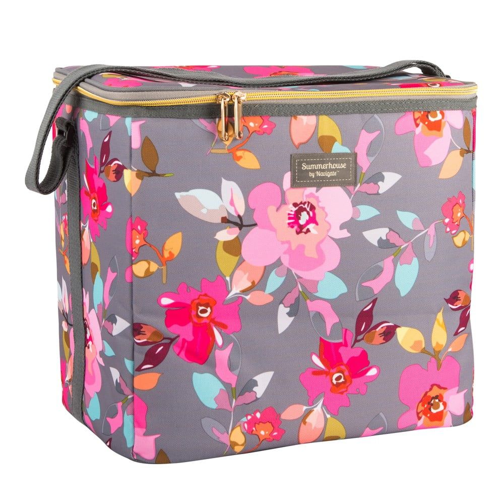 Kvetovaná chladiaca taška Navigate Grey Floral, 20 l - Bonami.sk