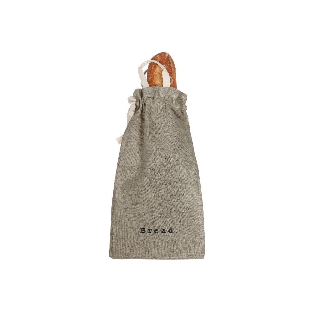 Látkový vak na chlieb s prímesou ľanu Linen Couture Bag Grey, výška 42 cm - Bonami.sk