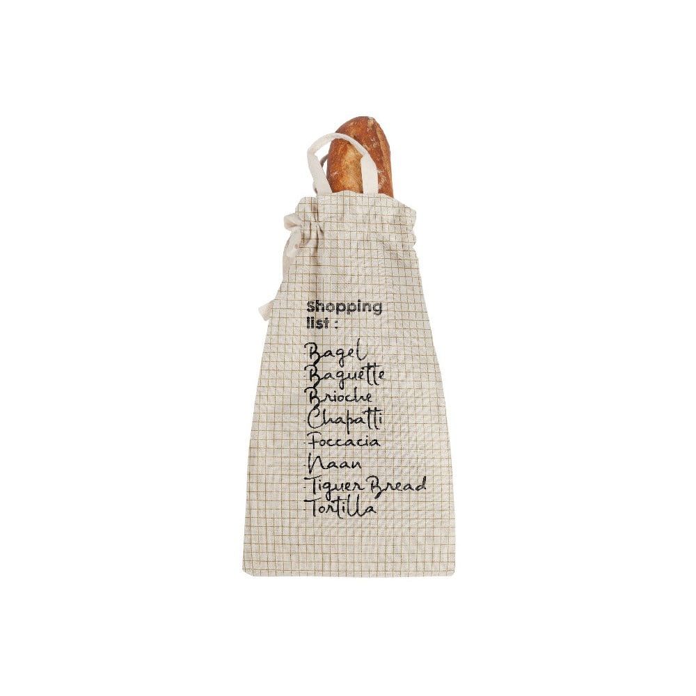 Látkový vak na chlieb s prímesou ľanu Linen Couture Bag Shopping, výška 42 cm - Bonami.sk