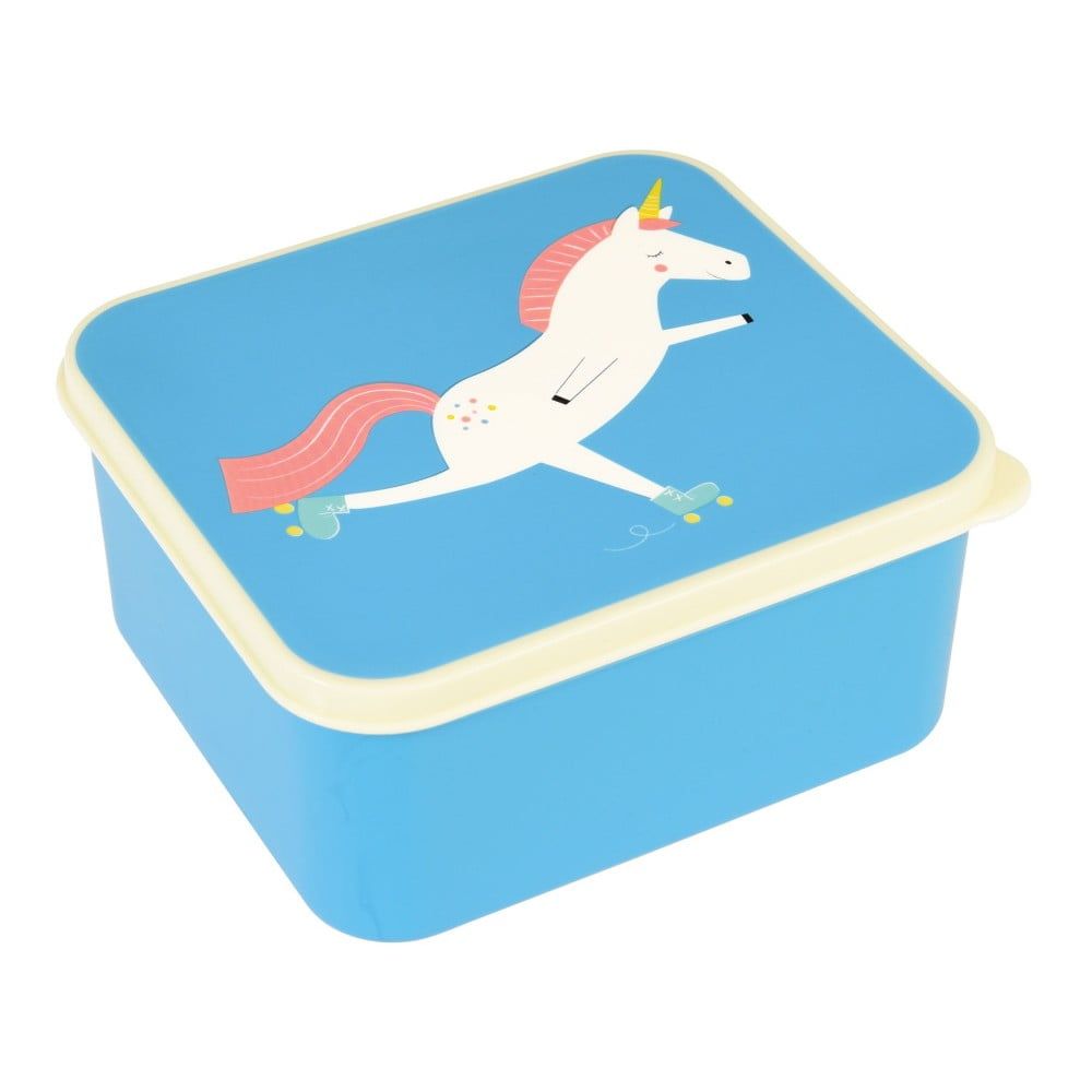Modrý desiatový box s jednorožcom Rex London Magical Unicorn - Bonami.sk