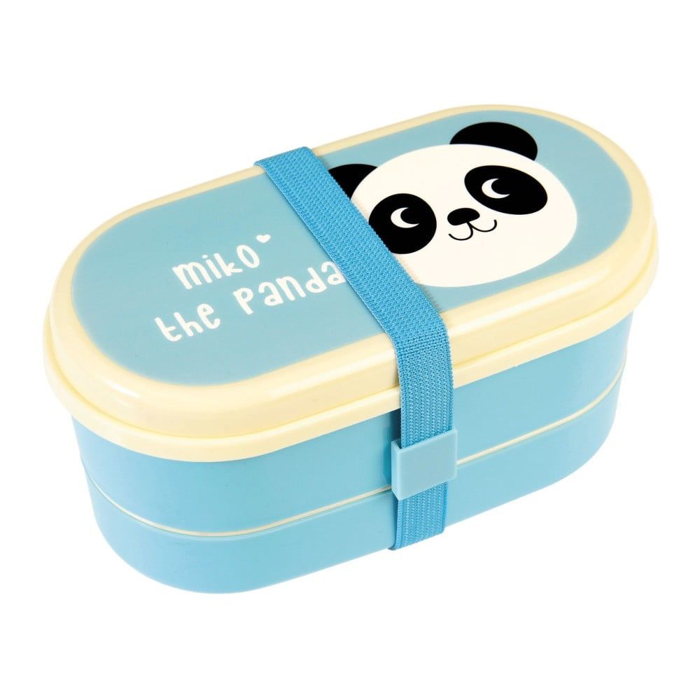 Modrý obedový bento box Rex London Miko The Panda - Bonami.sk
