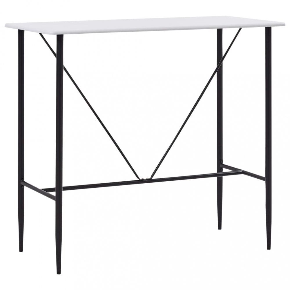 Barový stôl 120x60 cm Dekorhome Biela - dekorhome.sk