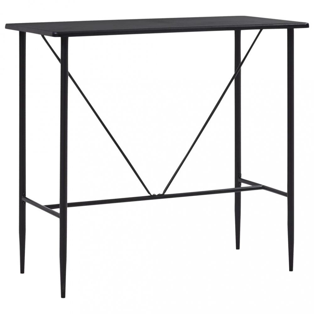 Barový stôl 120x60 cm Dekorhome Čierna - dekorhome.sk