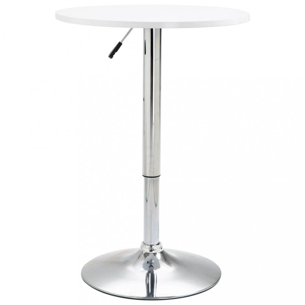 Barový stôl Ø 60 cm Dekorhome Biela - dekorhome.sk