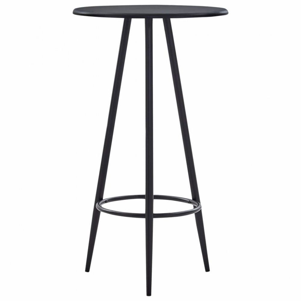 Barový stôl Ø 60cm Dekorhome Čierna - dekorhome.sk