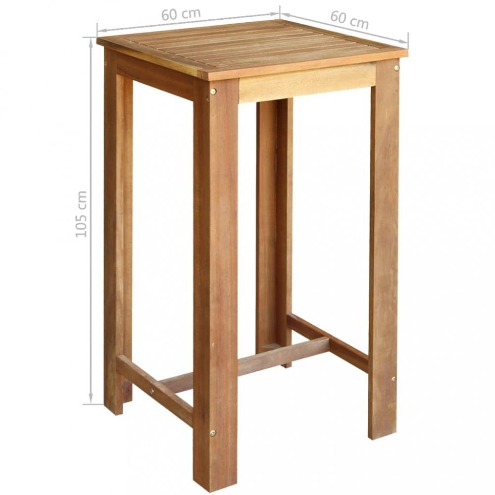 Barový stôl hnedá Dekorhome 60x60 cm - dekorhome.sk