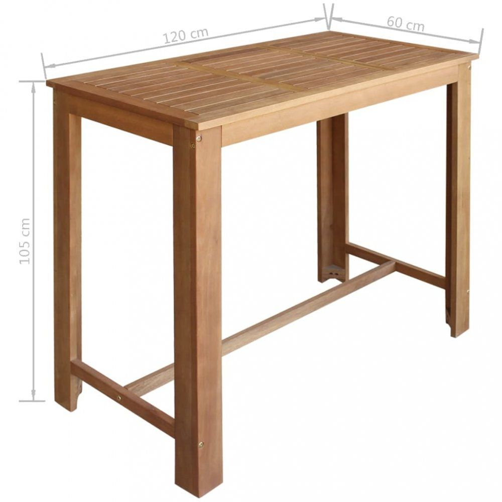 Barový stôl hnedá Dekorhome 120x60 cm - dekorhome.sk