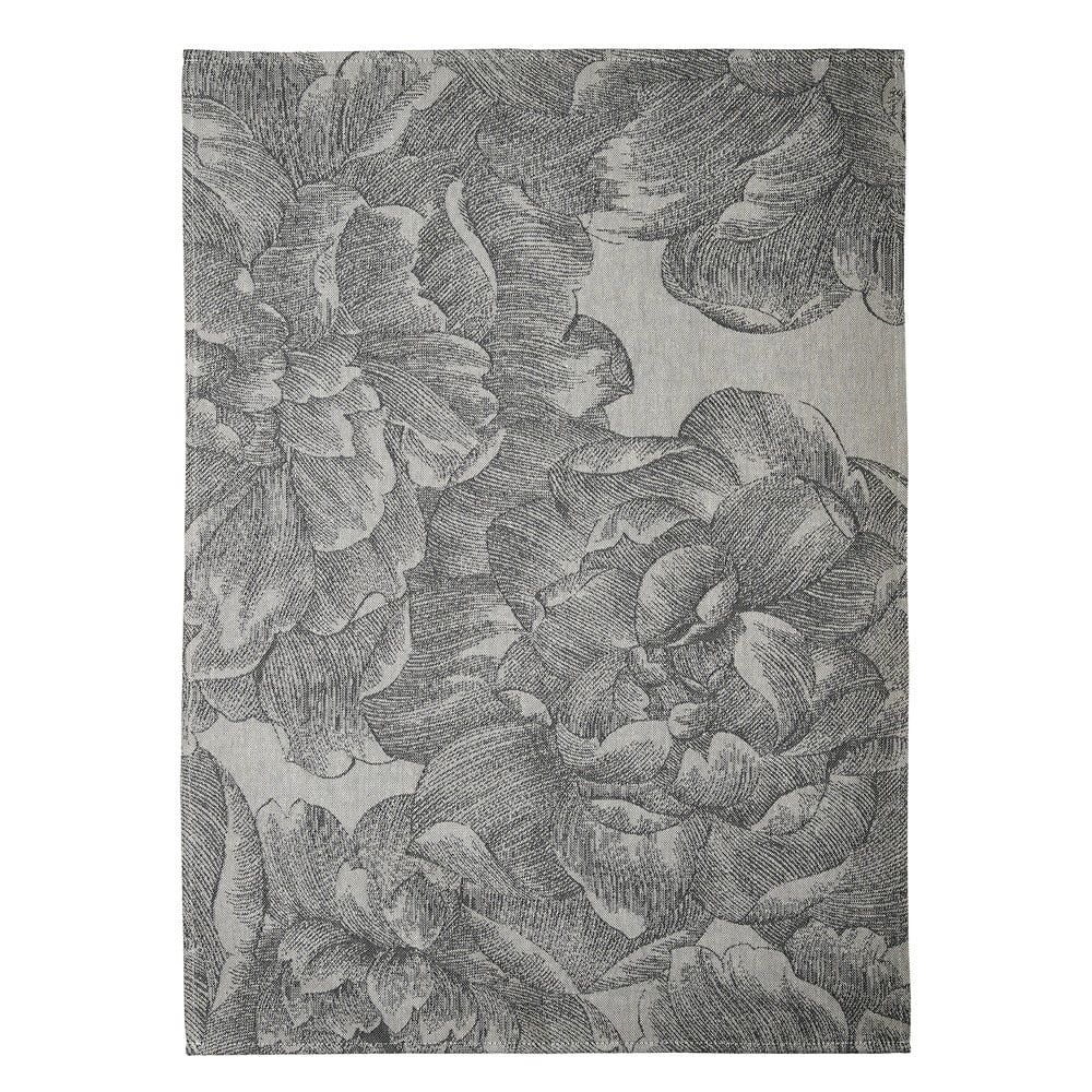 Sivá kuchynská utierka z bavlny Södahl Rose, 50 x 70 cm - Bonami.sk