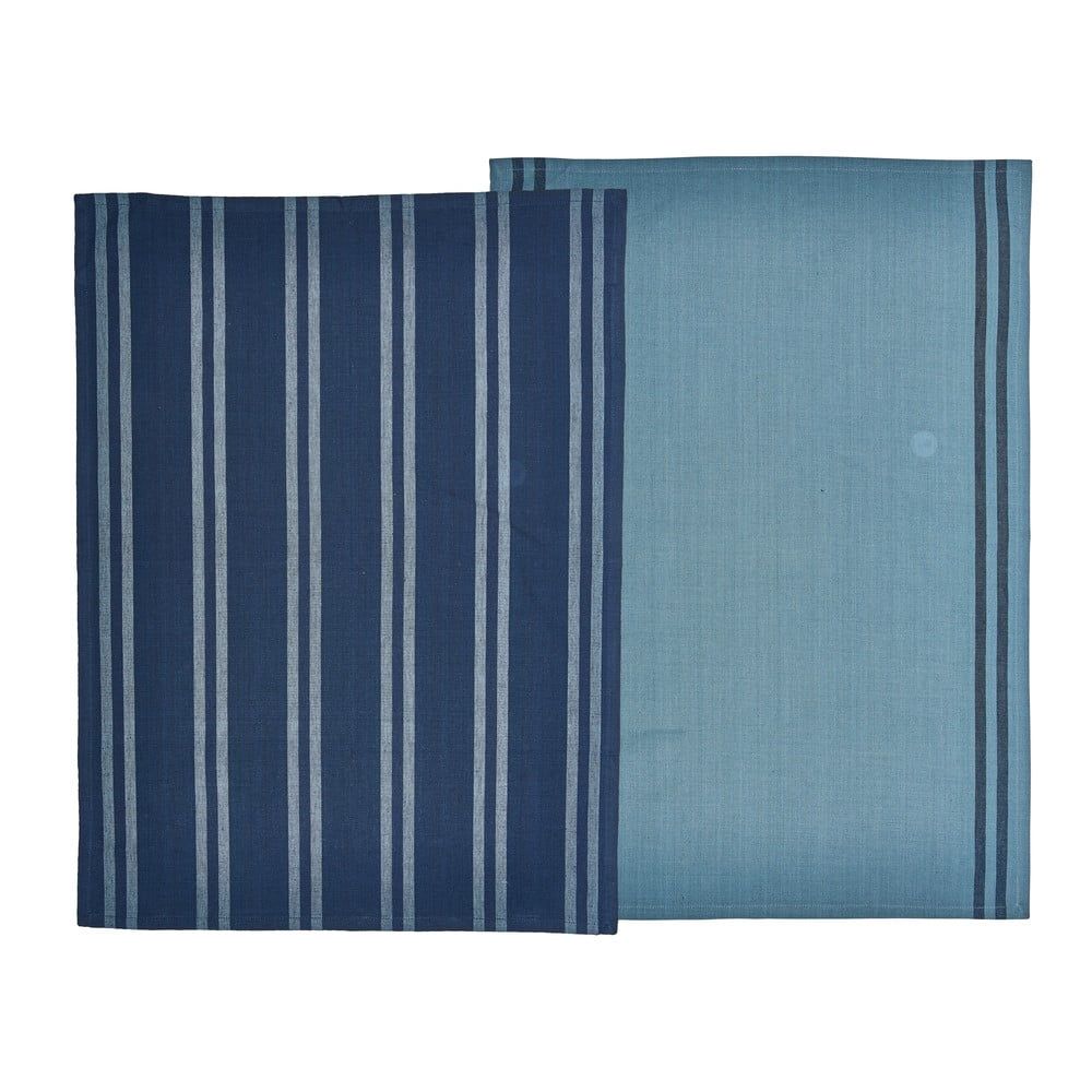 Súprava 2 modrých utierok z bavlny Södahl, 50 x 70 cm - Bonami.sk