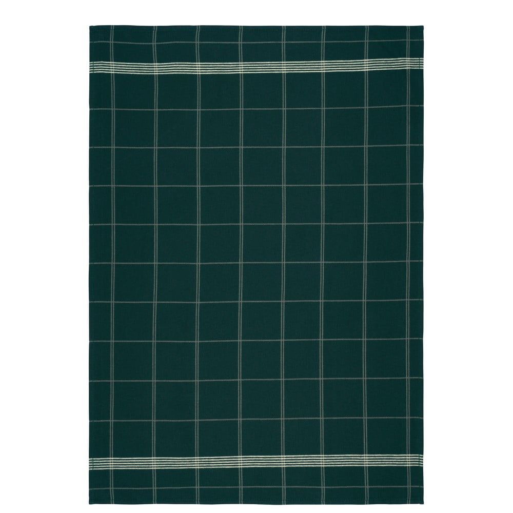Zelená kuchynská utierka z bavlny Södahl Geometric, 50 x 70 cm - Bonami.sk