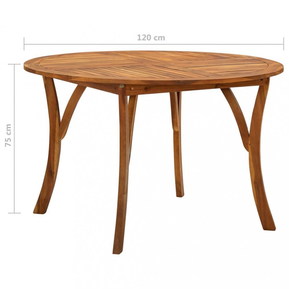 Záhradný stôl hnedá Dekorhome 120x120x75 cm - dekorhome.sk