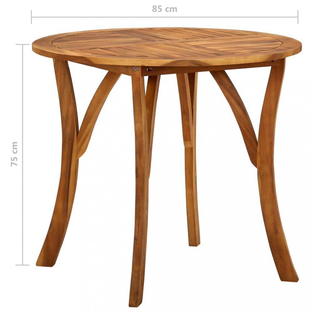 Záhradný stôl hnedá Dekorhome 85x85x75 cm - dekorhome.sk