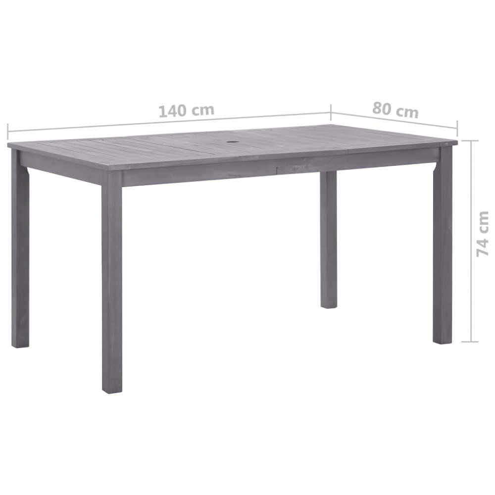 Jedálenský stôl hnedá / sivá Dekorhome 160x80x75 cm - dekorhome.sk