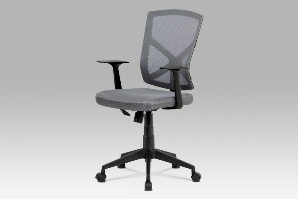 Kancelárska stolička KA-H102 látka / plast Autronic Sivá - dekorhome.sk
