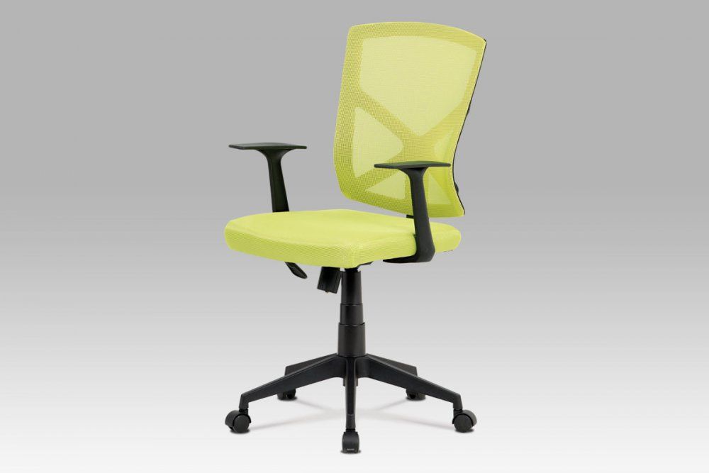 Kancelárska stolička KA-H102 látka / plast Autronic Zelená - dekorhome.sk