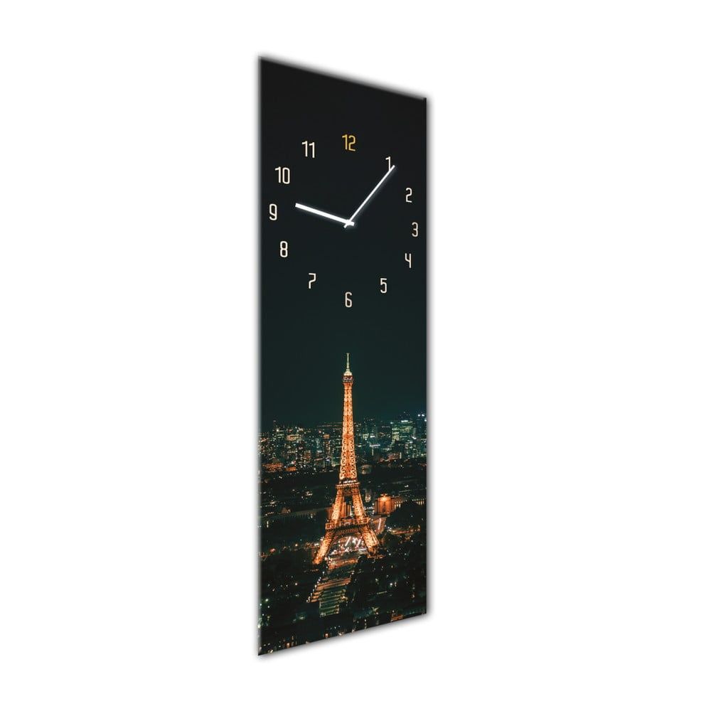 Nástenné hodiny Styler Glassclock Paris, 20 × 60 cm - Bonami.sk