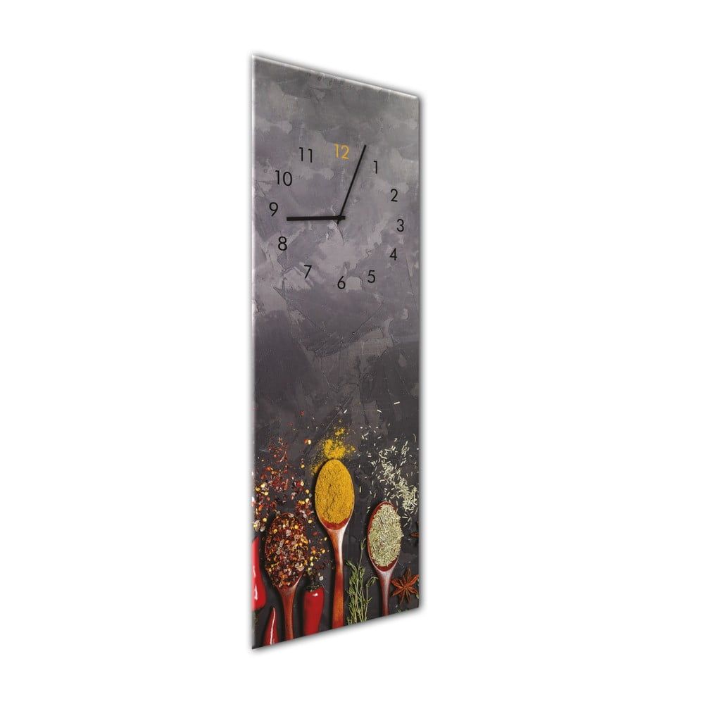 Nástenné hodiny Styler Glassclock Spoons, 20 × 60 cm - Bonami.sk