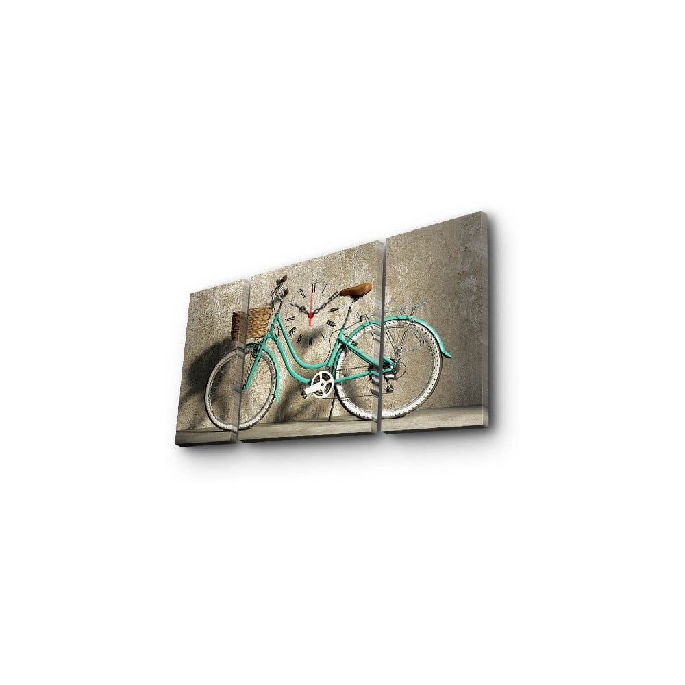 Nástenné obrazové hodiny Bicykel, 84 × 45 cm - Bonami.sk