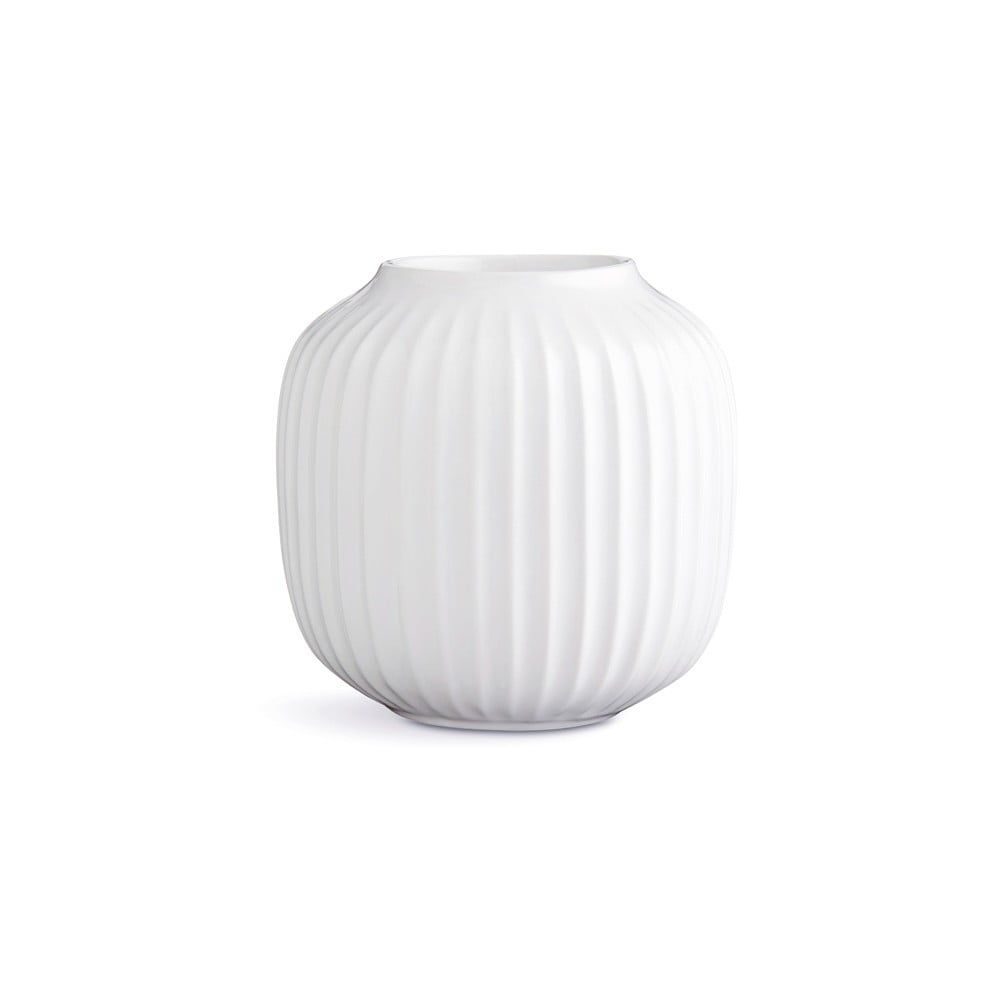 Biely porcelánový svietnik na čajové sviečky Kähler Design Hammershoi, ⌀ 9 cm - Bonami.sk