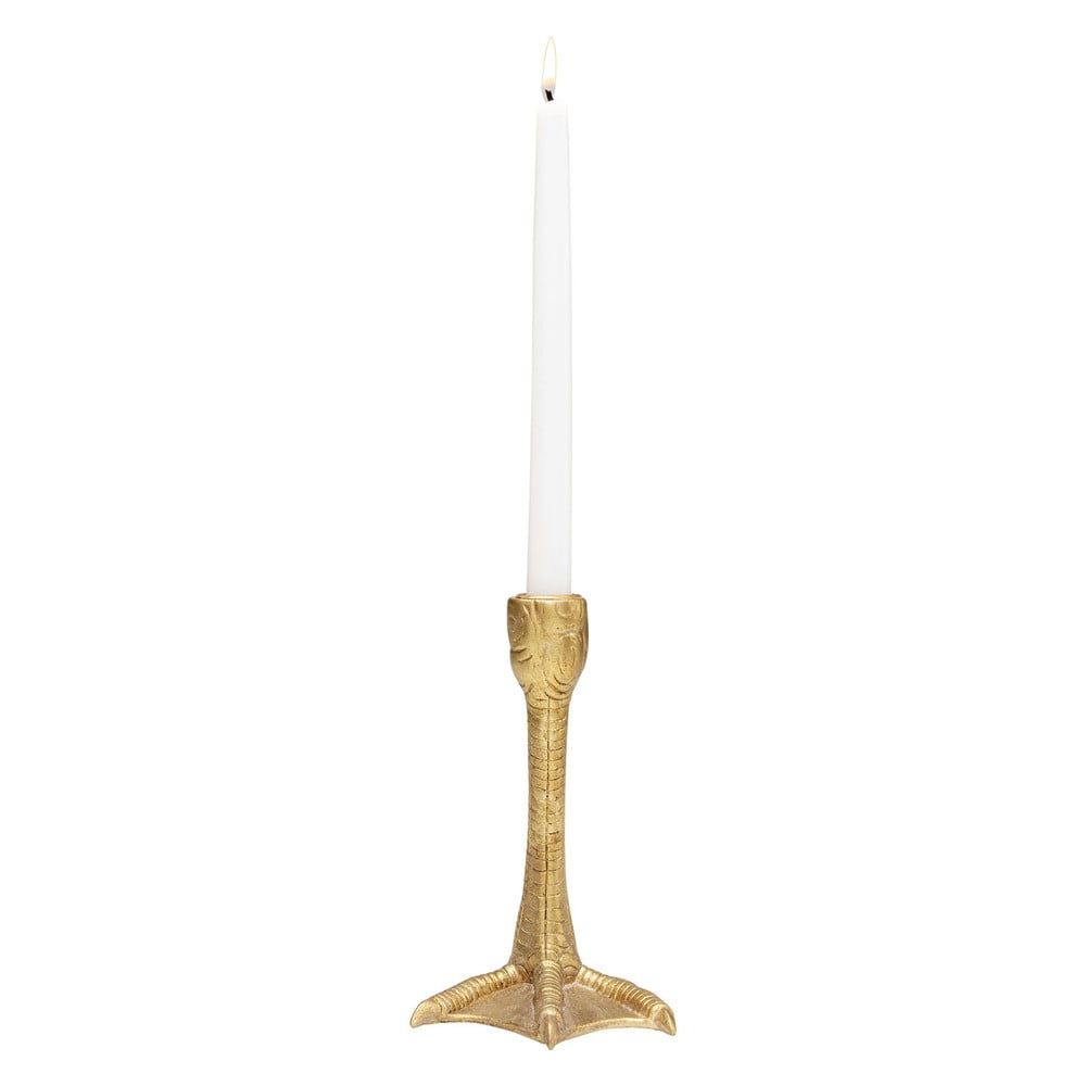Svietnik v zlatej farbe Kare Design Claw, výška 18 cm - Bonami.sk