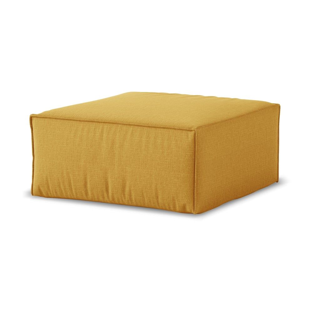 Žltý puf Cosmopolitan Design Miami, 65 × 65 cm - Bonami.sk