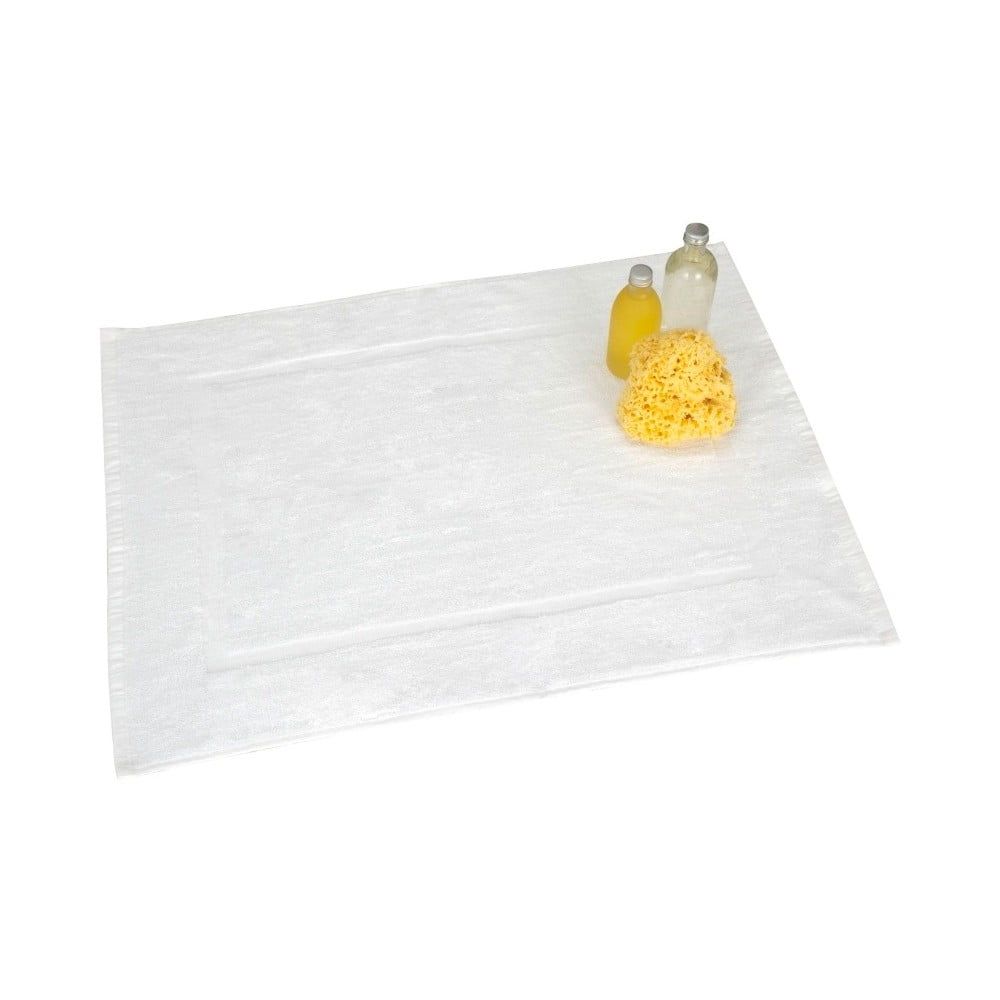 Biela bavlnená kúpeľňová predložka Wenko, 50 × 70 cm - Bonami.sk