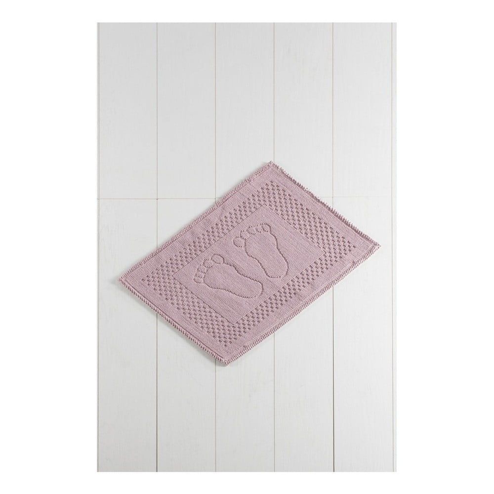 Ružová kúpeľňová predložka Carrisma Mento, 70 × 50 cm - Bonami.sk