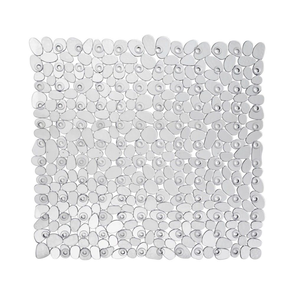 Transparentní protišmyková kúpeľňová podložka Wenko Drop, 54 × 54 cm - Bonami.sk