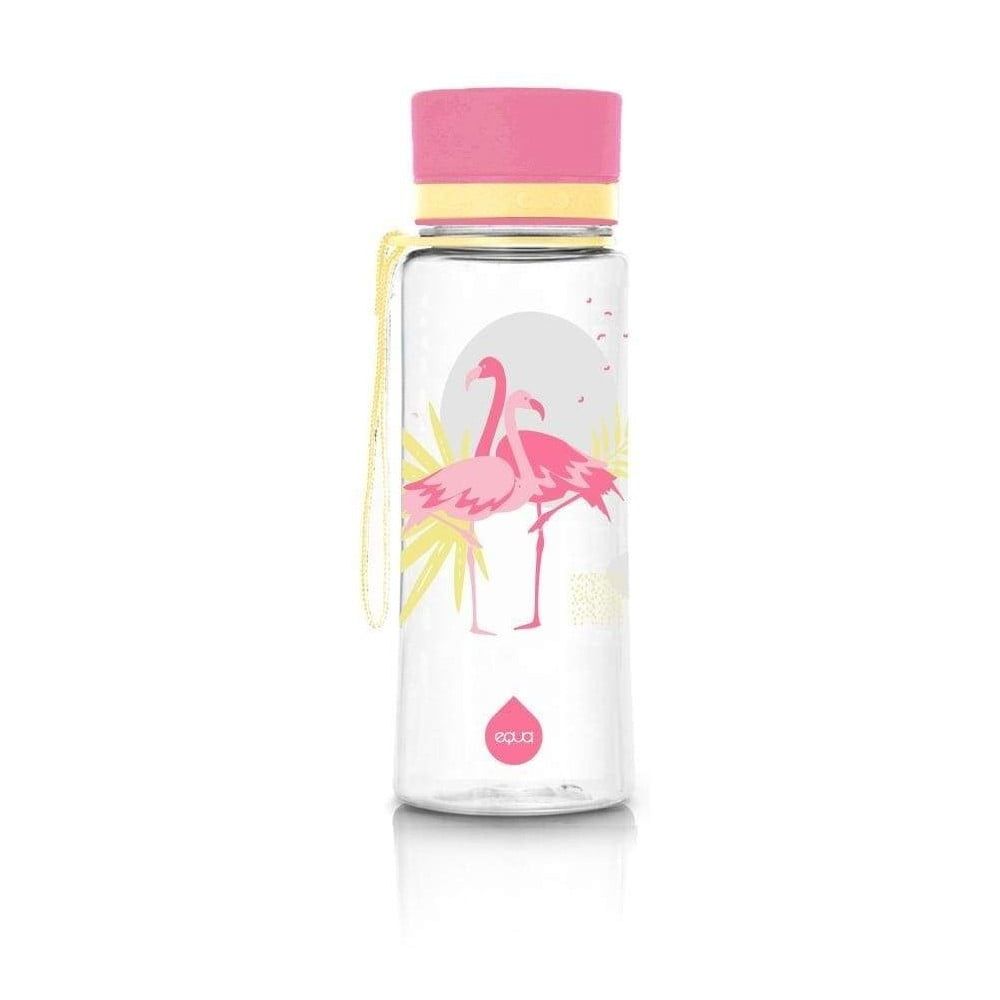 Ružová fľaša Equa Flamingo, 400 ml - Bonami.sk