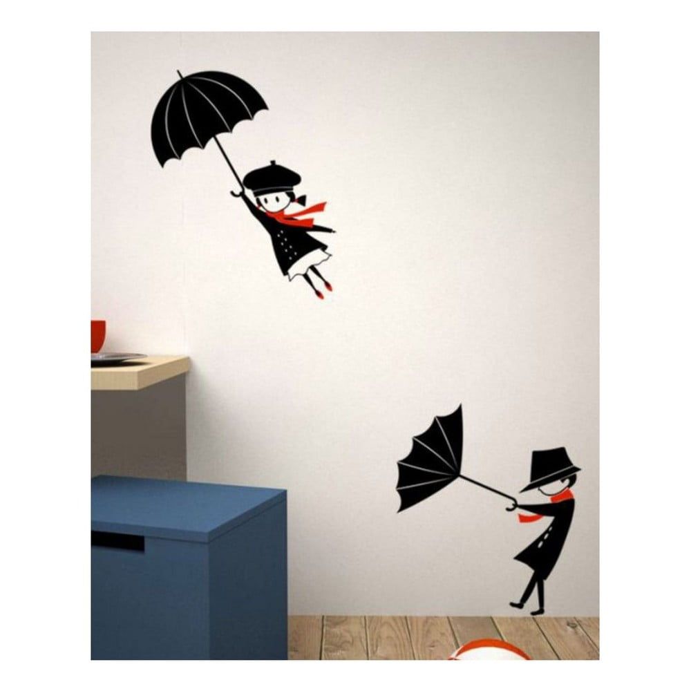 Dekoratívna nálepka na stenu Umbrella - Bonami.sk